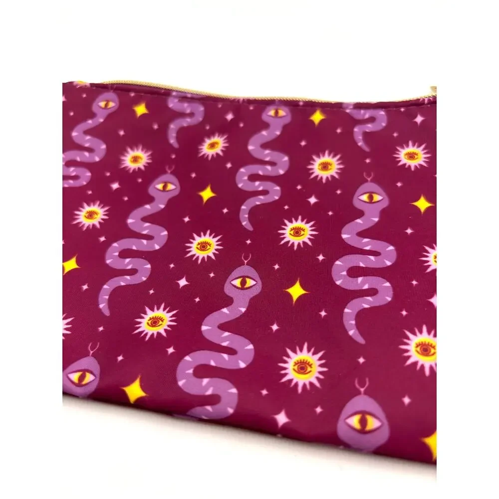 IPSY Makeup / Small Cosmetic Glam Bags Set of 3 Assorted Halloween Designs NEW